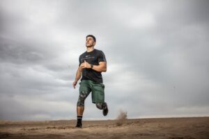 young men running