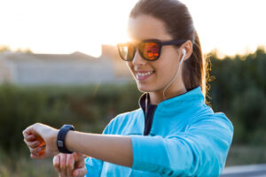 active lifestyle with wearable tech
